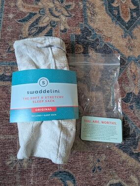 Swaddelini Original Soft & Stretchy Sleep Sack — Light Gray NWT